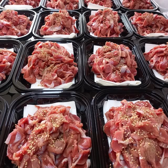 소분해 포장한 불고기 밀키트